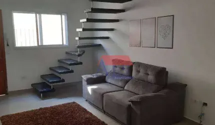 Sobrado com 2 dormitórios à venda, 45 m² por R$ 245.000,00 - Tupi - Praia Grande/SP