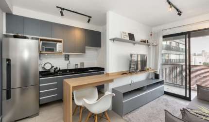 Apartamento tipo para venda com 1 quarto, sendo 1 suíte, 46m²