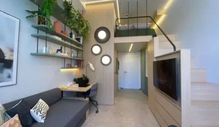 Apartamento tipo para venda com 1 quarto, 24m²