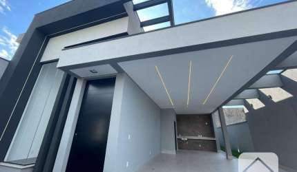 Casa Térrea Nova em Vinhedo  3D/1S - Fotovoltáica - Padrão diferenciado.