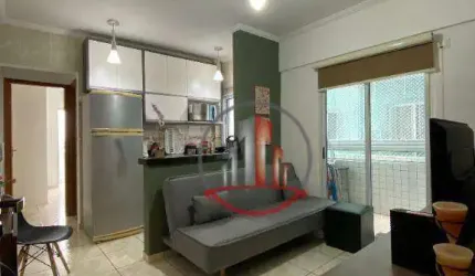 Apartamento com 1 dormitório, Lazer completo, à venda, 37 m² por R$ 270.000 - Boqueirão - Praia Grande/SP