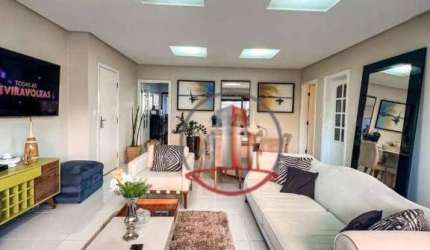 Cobertura com 3 dormitórios à venda, 219 m² por R$ 1.300.000 - Aviação - Praia Grande/SP