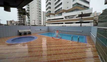 Apartamento com 2 dormitórios à venda, 84 m² por R$ 450.000 - Vila Caiçara - Praia Grande/SP