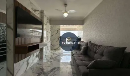 Apartamento com 2 dormitórios à venda, 86 m² por R$ 555.000,00 - Aviação - Praia Grande/SP
