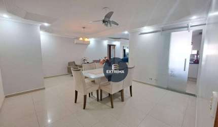 Apartamento com 3 dormitórios à venda, 130 m² por R$ 900.000 - Canto do Forte - Praia Grande/SP