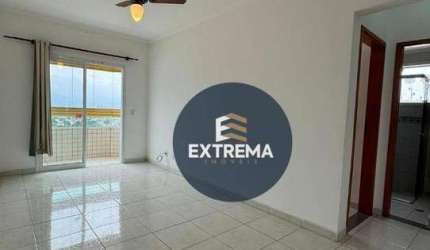 Apartamento com 1 dormitório à venda, 47 m² por R$ 290.000,00 - Tupi - Praia Grande/SP
