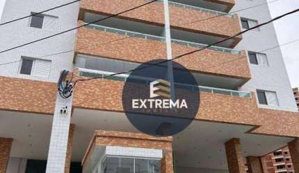 Apartamento com 2 dormitórios à venda, 75 m² por R$ 430.000 - Vila Guilhermina - Praia Grande/SP