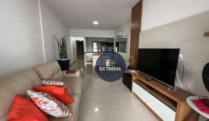 Apartamento com 3 dormitórios à venda, 127 m² por R$ 1.300.000 - Canto do Forte - Praia Grande/SP