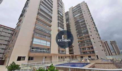 Apartamento com 1 dormitório à venda, 56 m² por R$ 450.000 - Aviação - Praia Grande/SP