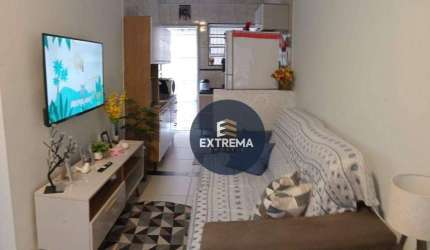 Casa com 1 dormitório à venda por R$ 225.000,00 - Aviação - Praia Grande/SP