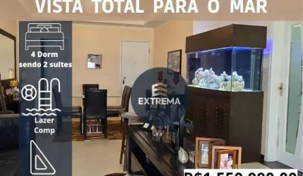Apartamento com 4 dormitórios à venda, 164 m² por R$ 1.550.000,00 - Vila Guilhermina - Praia Grande/SP