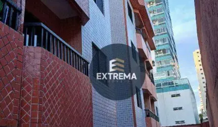 Apartamento de 1 dormitório a venda em Praia Grande, Canto do Forte e vaga demarcada