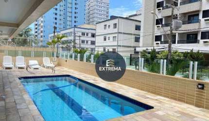 Apartamento  Mobiliado com 2 dormitórios sendo 1 Suite à venda, 88 m² por R$ 380.000 - Tupi - Praia Grande/SP