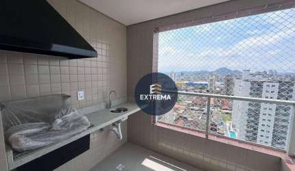 Apartamento  Novo com 2 dormitórios sendo 1 suite  à venda,  por R$ 455.000 - Aviação - Praia Grande/SP
