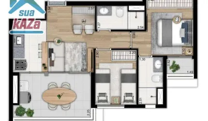Apartamento com 2 dormitórios à venda, 56 m² por R$ 688.563,00 - Ipiranga - São Paulo/SP