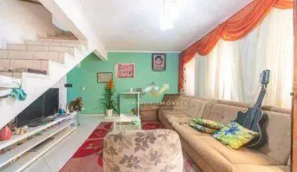Sobrado para alugar, 100 m² por R$ 2.734,00/mês - Jardim Stella - Santo André/SP