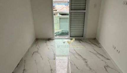 Cobertura com 2 dormitórios para alugar, 102 m² por R$ 2.508,00/mês - Vila Camilópolis - Santo André/SP