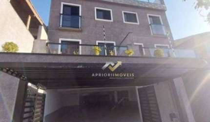 Cobertura com 2 dormitórios à venda, 94 m² por R$ 480.000,00 - Vila Camilópolis - Santo André/SP