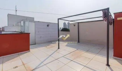 Cobertura com 2 dormitórios, 93 m² - venda por R$ 640.000 ou aluguel por R$ 2.550/mês - Vila Scarpelli - Santo André/SP