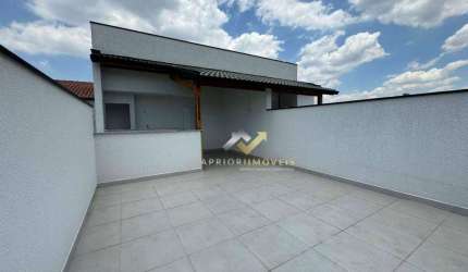 Cobertura com 2 dormitórios à venda, 92 m² por R$ 385.000,00 - Vila Humaitá - Santo André/SP