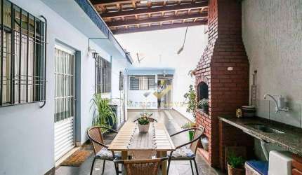 Casa com 3 quartos à venda, 225 m² por R$ 585.000 - Vila Tibiriçá - Santo André/SP