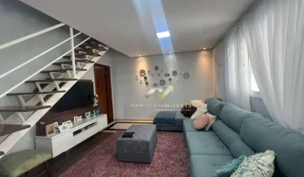 Sobrado com 3 dormitórios à venda, 130 m² por R$ 670.000,00 - Vila Homero Thon - Santo André/SP
