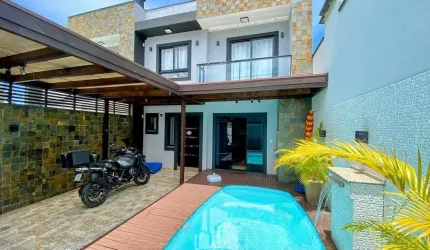 Sobrado 3 quartos, mobiliado, perto do mar, Canoas