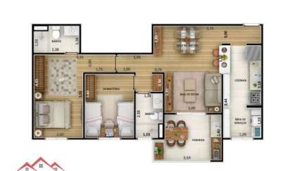 Apartamento a Venda no Residencial Soneto em Jundiaí SP.