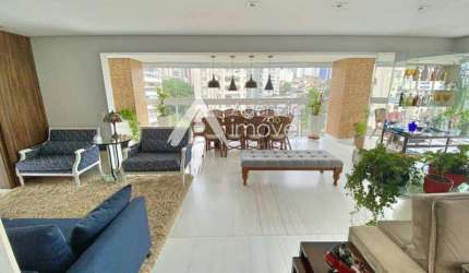 Apartamento  Impecável !!! 217m² uteis - 4 Quartos (3 Suítes) - 4 vagas + depósito