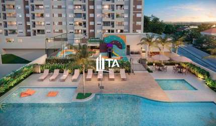 Lançamento no Parque Rural Fazenda Santa Cândida de Apartamentos 70m² em Campinas.