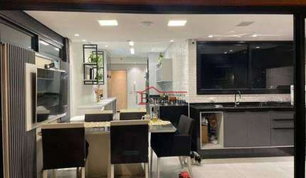 Cobertura com 3 dormitórios à venda, 120 m² - Vila Scarpelli - Santo André/SP