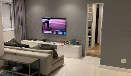 Apartamento com 1 dormitório à venda, 74 m² por R$ 990.000 - Bairro Jardim - Santo André/SP