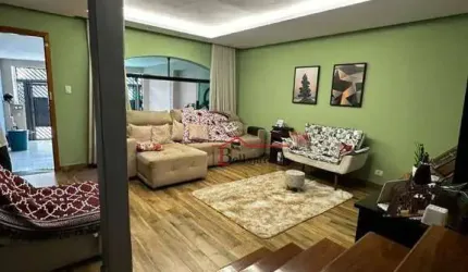 Sobrado com 3 dormitórios à venda, 191 m² - Paraíso - Santo André/SP