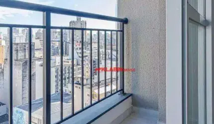 Studio com divisória(quarta e sala) terraço-Px. metrô, hospitais e faculdade