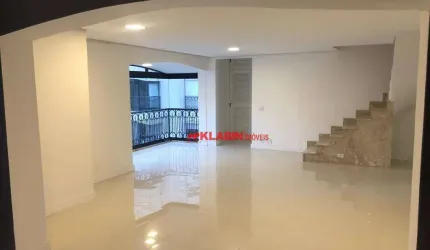 Cobertura com 3 dormitórios para alugar, 240 m² por R$ 19.803,47/mês - Moema Pássaros - São Paulo/SP