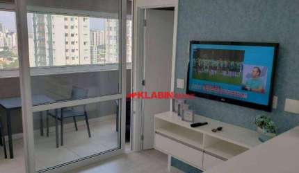 ##-Apartamento com 1 dormitório para alugar, 41 m² por R$ 5.400/mês - Saúde -