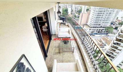 ##-Apartamento com 4 dormitórios e 6 banheiros à venda, 265 m² por R$ 2.850.000 - Campo Belo -