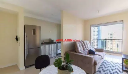 CHÁCARA KLABIN: SEMINOVO - 59m² - ANDAR ALTO - 2 DORMITÓRIOS (1 suíte) - SACADA INTEGRADA