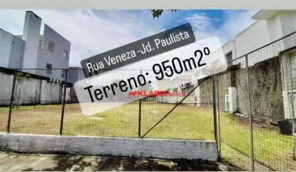 Terreno no Jd. Paulista - 950m² - Projeto aprovado