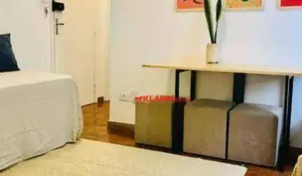 ** Apartamento 1 Dormitório Mobiliado com 42m² - Sem Vaga de Garagem - Imediações da Avenida Paulista e Metrô Consolação **