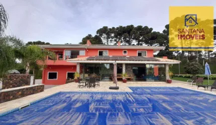 Chácara com 5 dormitórios à venda, 6200 m² por R$ 3.100.000,00 - Fazendinha - Campo Largo/PR