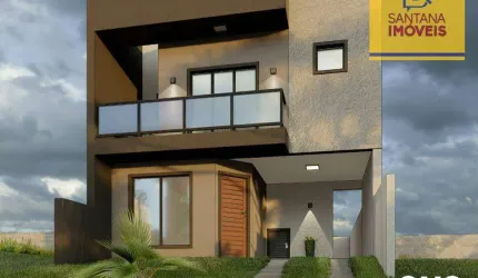 Sobrado com 3 dormitórios à venda, 103 m² por R$ 497.000 - São Marcos - Campo Largo/PR