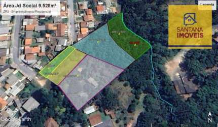 Terreno à venda, 1022 m² por R$ 2.300.000 - Jardim Social - Campo Largo/PR