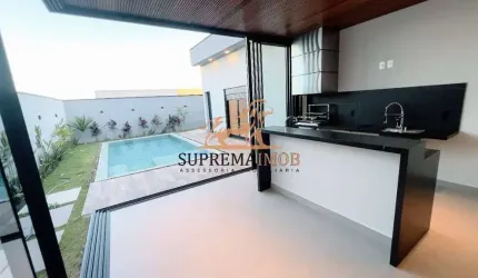 Casa térrea de Alto Padrão á venda com 220m²,Condomínio Alphaville Castello