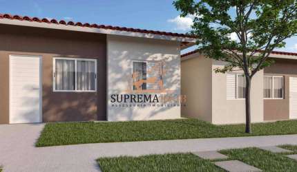 Casas de 2 dormitórios com quintal , Condomínio lar Dallas