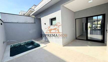 Casa térrea nova à venda com 116m² - Condomínio Horto Florestal Villagio