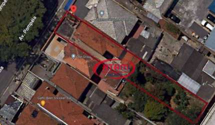 Terreno bem localizado na av. Pompéia