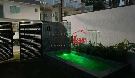 Casa em condomínio fechado com 3 quartos à venda na Estrada da Ligação, Jacarepaguá, Rio de Janeiro, 150 m2 por R$ 620.000