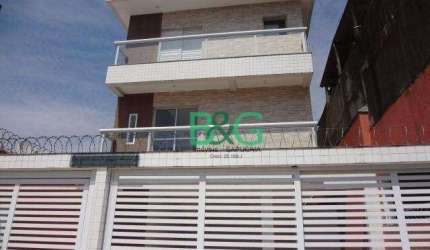 Sobrado com 3 dormitórios à venda, 92 m² por R$ 350.000,00 - Catiapoã - São Vicente/SP