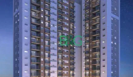 Apartamento com 2 dormitórios à venda, 37 m² por R$ 309.375,00 - Chácara Califórnia - São Paulo/SP